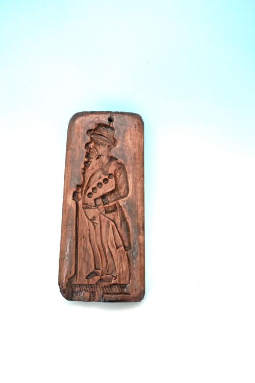 antique treen 19thc sycamore double sided gingerbread mould dutch c184060 - CATEGORY: ANTIQUE MISCELLANEOUS - DATED 19TH CENTURY