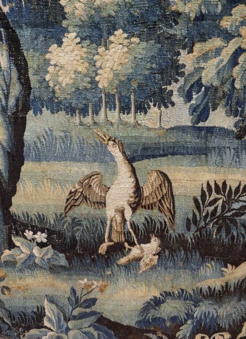 ANTIQUE 18THC FRENCH NEEDLEWORK AUBUSSON TAPESTRY FRENCH C174060 - ADDITIONAL PHOTO 1