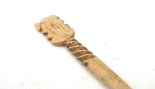 ANTIQUE COLLECTABLES 19THC SAILORS WHALEBONE NETTING FID YORKSHIRE C184060 - ADDITIONAL PHOTO 1