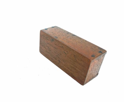 ANTIQUE TREEN 19THC MAHOGANY DOUBLE ENDED STAMP BOX ENGLISH C187090 - ADDITIONAL PHOTO 2