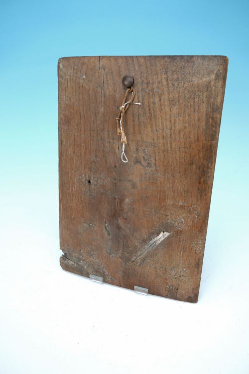 ANTIQUE CARVINGS 16THC TUDOR OAK LINENFOLD PANEL WITH HEART DECORATION ENGLISH C150010 - ADDITIONAL PHOTO 3