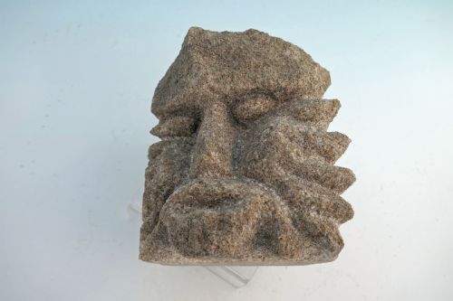 15THC 16THC SANDSTONE HEAD THE GREEN MAN ENGLISH C1450C1500 - ADDITIONAL PHOTO 5
