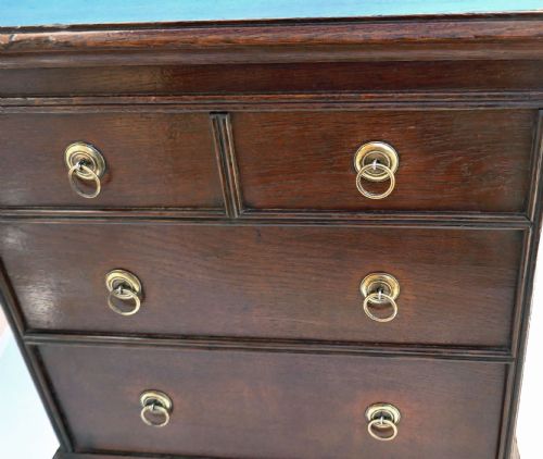 ANTIQUE EARLY 18THC OAK FURNITURE CLOSE STOOL ENGLISH C172030 - ADDITIONAL PHOTO 1