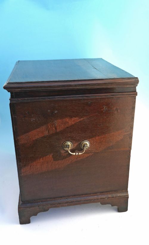 ANTIQUE EARLY 18THC OAK FURNITURE CLOSE STOOL ENGLISH C172030 - ADDITIONAL PHOTO 3