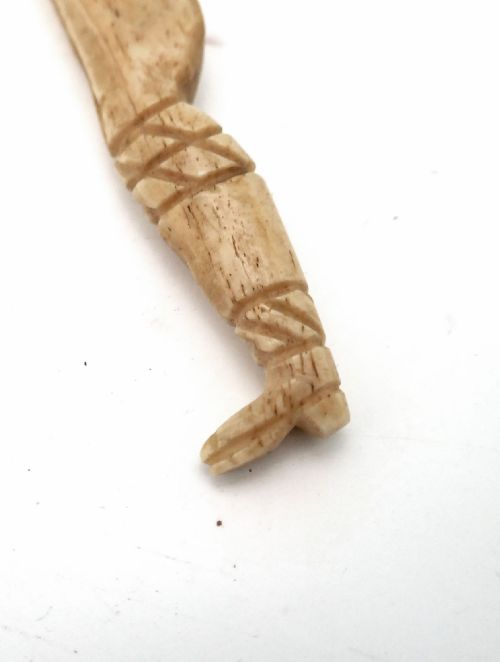 ANTIQUE 19THC BONE LEG PIPE TAMPER PRICKER ENGLISH C184060 - ADDITIONAL PHOTO 4