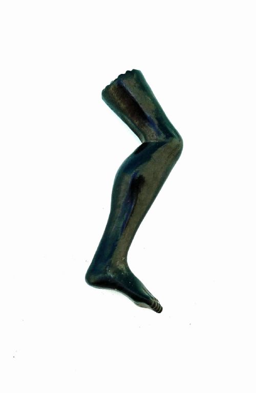 antique treen 19thc ebony leg pipe tamper english c187090 - CATEGORY: ANTIQUE MISCELLANEOUS - DATED 19TH CENTURY