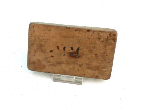19THC SYCAMORE PATTERNED BUTTER PRINT INITIALLED MM ENGLISH C184060 - ADDITIONAL PHOTO 1