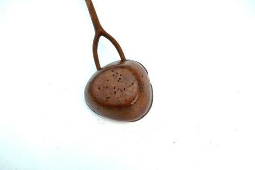 ANTIQUE TREEN 19THC BURR BIRCH WOODEN TODDY LADLE SCOTTISH C182040 - ADDITIONAL PHOTO 2