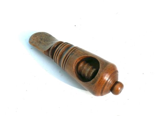 antique 19thc treen beech pocket nutcrackers english c182040 - CATEGORY: ANTIQUE MISCELLANEOUS - DATED 19TH CENTURY