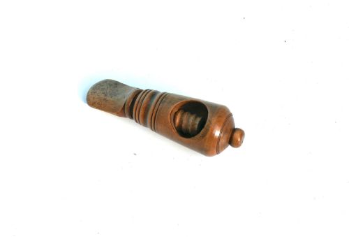 ANTIQUE 19THC TREEN BEECH POCKET NUTCRACKERS ENGLISH C182040 - ADDITIONAL PHOTO 3