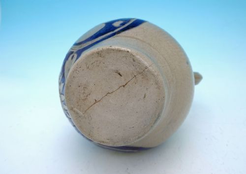 ANTIQUE EARLY 18THC GR WESTERWALD SALT GLAZED STONEWARE WINE JUG GERMAN C1714 20 - ADDITIONAL PHOTO 4