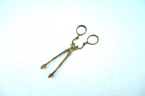 antique metalware 18thc brass english sugar nips c174060 - CATEGORY: ANTIQUE METAL - DATED 18TH CENTURY