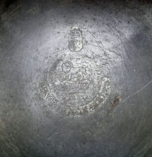 ANTIQUE EARLY PEWTER 19THC PINT MUG BY JOSEPH AUSTEN IRISH CORK C182833 - ADDITIONAL PHOTO 2