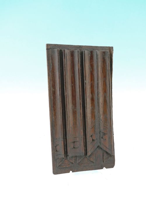 antique early carvings 16thc oak carved linenfold panel english c154060 - CATEGORY: ANTIQUE MISCELLANEOUS - DATED 16TH CENTURY