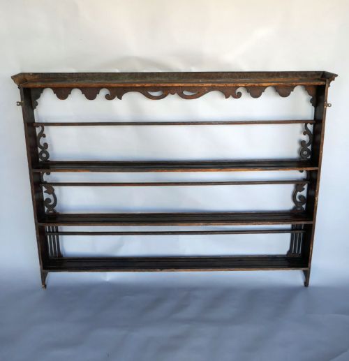 EARLY OAK COUNTRY FURNITURE 18THC OAK DELFT RACK ENGLISH C176070 - ADDITIONAL PHOTO 3
