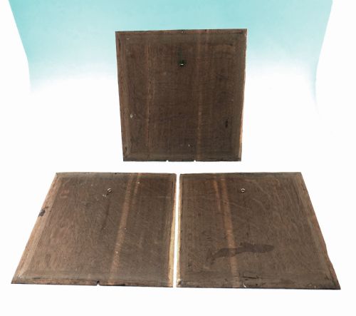 THREE EARLY 17THC OAK PANELS FROM AN ENGLISH COFFER C162040 - ADDITIONAL PHOTO 2