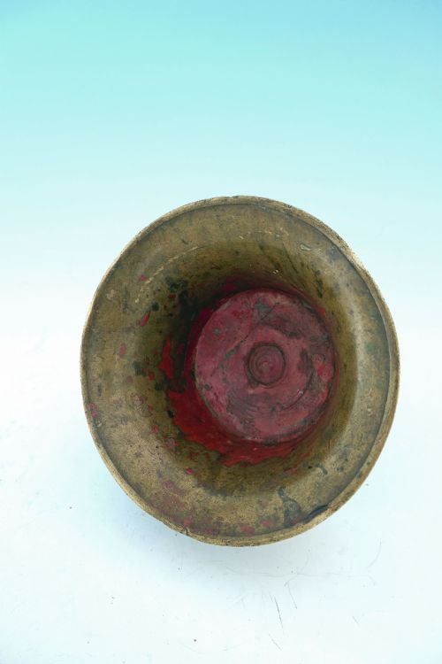EARLY ANTIQUE METALWARE 16THC BRASS CAPSTAN CANDLESTICK N WEST EUROPE C156080 - ADDITIONAL PHOTO 2