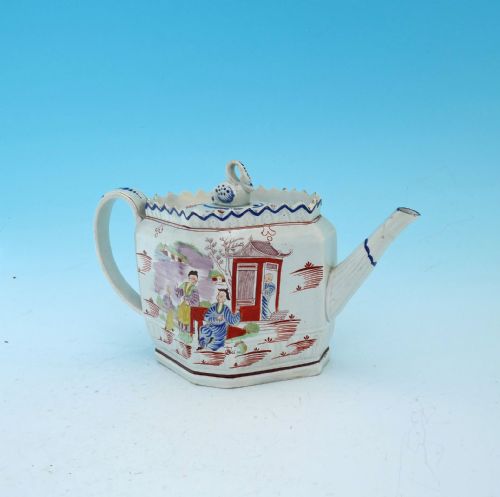 antique early pottery 19thc earthenware teapot stamped harley english c180208 - CATEGORY: ANTIQUE CERAMICS - DATED 19TH CENTURY