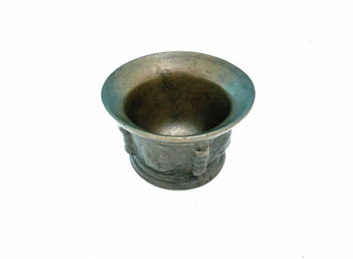 ANTIQUE METALWARE BRONZE MID 17THC CAST MORTAR SPANISH C164060 - ADDITIONAL PHOTO 4