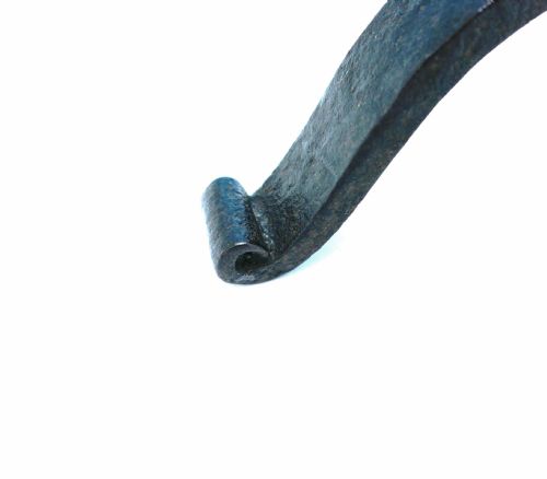 ANTIQUE METALWARE EARLY LIGHTING 18THC W IRON FLAMBEAU CANDLEHOLDER FRENCH C1780C1800 - ADDITIONAL PHOTO 5