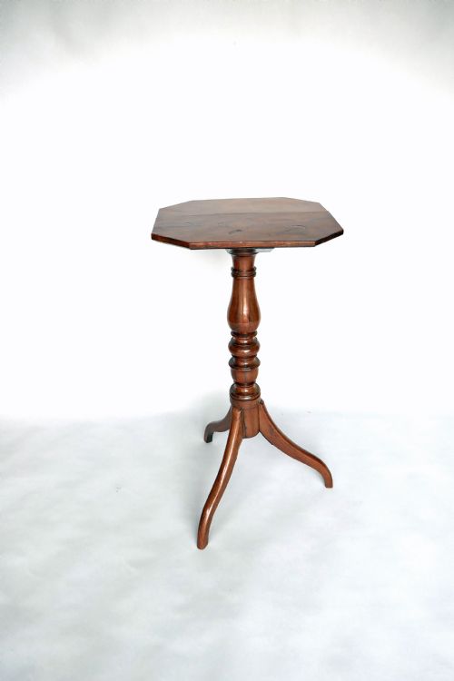 antique country furniture 19thc yew wood tripod table english c180020 - CATEGORY: ANTIQUE FURNITURE - DATED 19TH CENTURY
