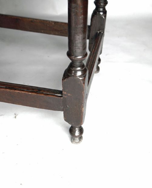 ANTIQUE PERIOD OAK FURNITURE 18THC QUEEN ANNE CENTRE TABLE ENGLISH C1710 - ADDITIONAL PHOTO 4