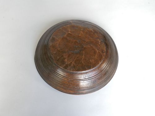 ANTIQUE TREEN 18THC TURNED FRUITWOOD DAIRY BOWL ENGLISH C177090 - ADDITIONAL PHOTO 2