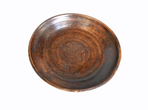ANTIQUE TREEN 18THC TURNED FRUITWOOD DAIRY BOWL ENGLISH C177090 - ADDITIONAL PHOTO 3