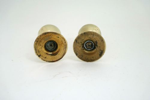 ANTIQUE METALWARE 18THC PAIR OF BRASS ENGLISH MUFFINEERS SIFTERS C177090 - ADDITIONAL PHOTO 1