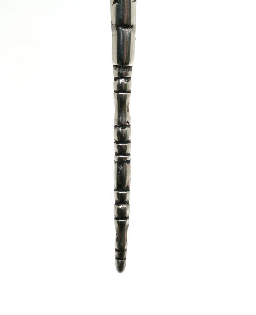 ANTIQUE EARLY METALWARE 17THC SILVER EMBOSSED KNITTING SHEATH DUTCH C16801720 - ADDITIONAL PHOTO 4