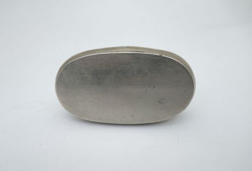 ANTIQUE METALWARE 19THC WHITE METAL SNUFF BOX WILLIAM MCNAUGHT SCOTTISH C186090 - ADDITIONAL PHOTO 2