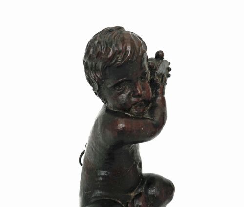 ANTIQUE CARVINGS 18THC WALNUT CHERUBS PLAYING MUSICAL INSTRUMENTS FLEMISH C172040 - ADDITIONAL PHOTO 1