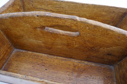 ANTIQUE COLLECTABLES 19THC SCUMBLED WORK TRAY WITH ORIGINAL PAINTWORK ENGLISH C184060 - ADDITIONAL PHOTO 2