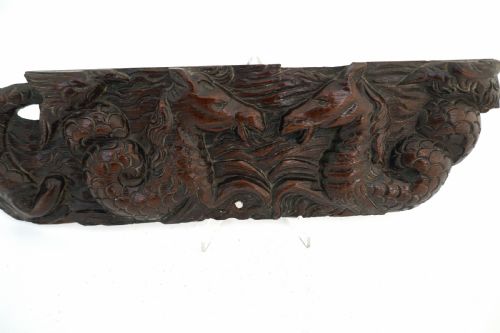 ANTIQUE CARVINGS 17THC FLEMISH CARVED HIPPO CAMPUS EXOTIC BIRDS FLEMISH C166090 - ADDITIONAL PHOTO 4