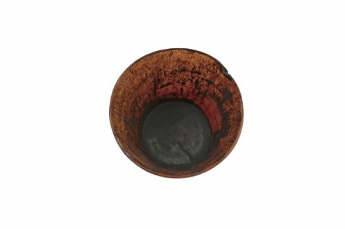 ANTIQUE HORN COLLECTABLES 19THC DATED PRIMITIVE HORN BEAKER ENGLISH 1871 - ADDITIONAL PHOTO 4