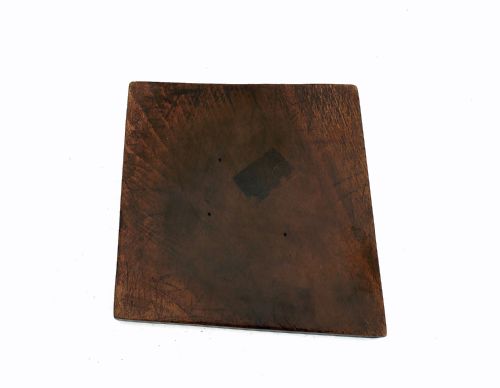 ANTIQUE TREEN 19THC YEW WOOD SINGLE TRENCHER WITH SALT WELL ENGLISH C186080 - ADDITIONAL PHOTO 3