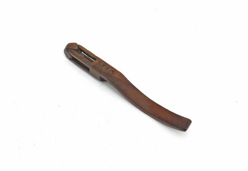 ANTIQUE TREEN 19THC YEW WOOD KNITTING SHEATH DATED NAMED MAC 1888 ENGLISH - ADDITIONAL PHOTO 4