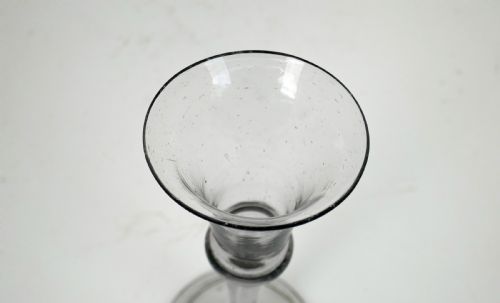 ANTIQUE GLASS 18THC HAND BLOWN BELL BOWL WINE GLASS CONTINENTAL C174050 - ADDITIONAL PHOTO 1