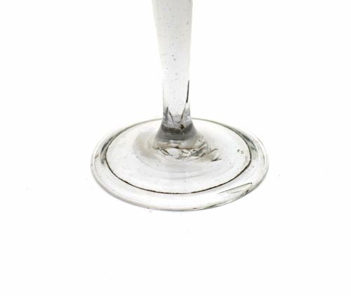 ANTIQUE GLASS 18THC HAND BLOWN BELL BOWL WINE GLASS CONTINENTAL C174050 - ADDITIONAL PHOTO 2