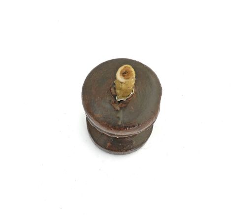 ANTIQUE EARLY LIGHTING 17THC 18THC SINGLE TURNED HARDWOOD CANDLE HOLDER ASIAN CONTINENT C1680C1700 - ADDITIONAL PHOTO 2