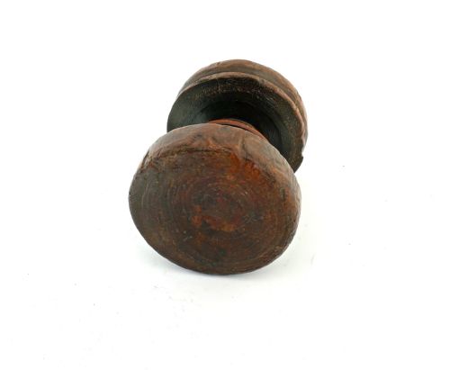 ANTIQUE EARLY LIGHTING 17THC 18THC SINGLE TURNED HARDWOOD CANDLE HOLDER ASIAN CONTINENT C1680C1700 - ADDITIONAL PHOTO 3