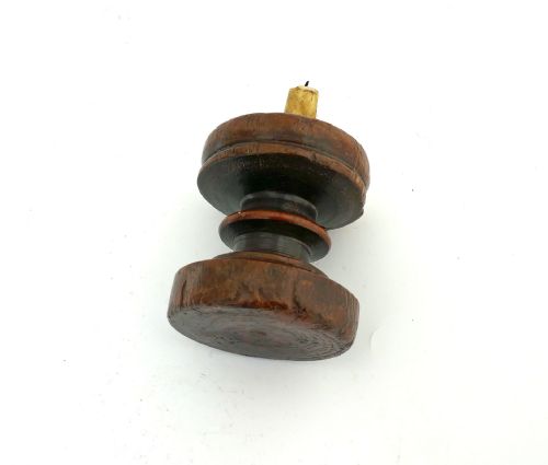 ANTIQUE EARLY LIGHTING 17THC 18THC SINGLE TURNED HARDWOOD CANDLE HOLDER ASIAN CONTINENT C1680C1700 - ADDITIONAL PHOTO 4