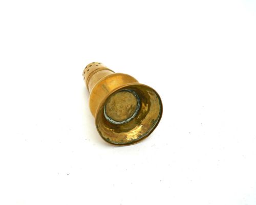 ANTIQUE EARLY METALWARE 18THC SHEET BRASS SUGARSPICE SIFTER ENGLISH C176080 - ADDITIONAL PHOTO 3
