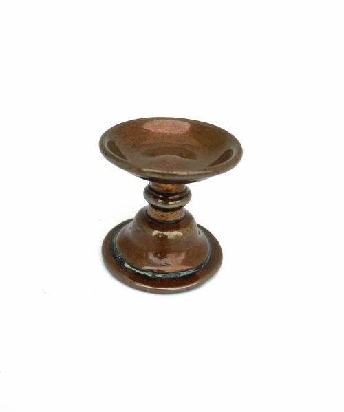 antique early metalware 16thc17thc bronze anointment chalice english - CATEGORY: ANTIQUE METAL - DATED 17TH CENTURY