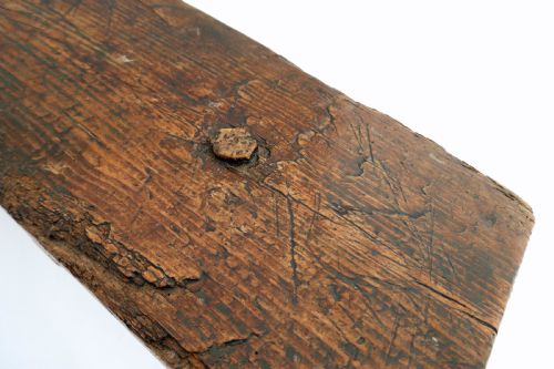 ANTIQUE COUNTRY FURNITURE 18THC ASH THREE LEGGED STOOL ENGLISH C178090 - ADDITIONAL PHOTO 3