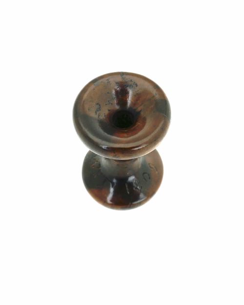 ANTIQUE TREEN 19THC BOBBIN FOR WOOL OR COTTON INITIALLED WT AND DATED 1809 - ADDITIONAL PHOTO 1