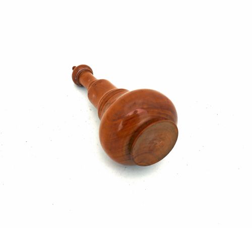 ANTIQUE TREEN 19THC BOXWOOD TURNED GLOVE POWDERER FRENCH C184060 - ADDITIONAL PHOTO 2