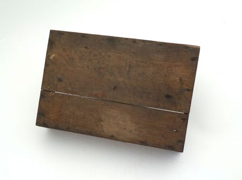 ANTIQUE OAK COUNTRY 18THC CUTLERY TRAY WITH HANDLE ENGLISH C178090 - ADDITIONAL PHOTO 2