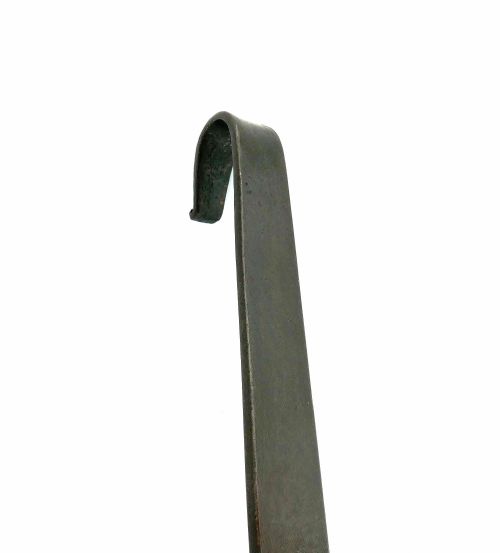 ANTIQUE EARLY METALWARE 18THC IRON MEAT FORK WITH BARLEY TWIST DECORATION CONTINENTAL C175070 - ADDITIONAL PHOTO 4