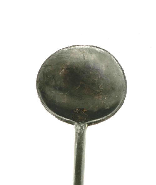 THREE ANTIQUE METALWARE 17THC SLIP TOP PEWTER SPOONS WITH MAKERS MARKS ENGLISH CONTINENTAL 17THC - ADDITIONAL PHOTO 4